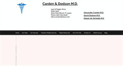 Desktop Screenshot of cardendodson.com