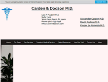 Tablet Screenshot of cardendodson.com